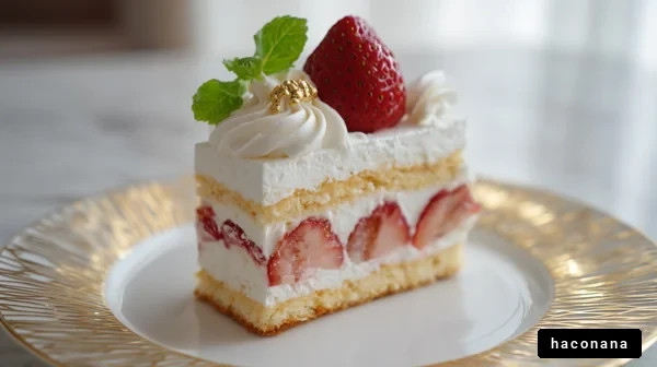 美味しいイチゴケーキ