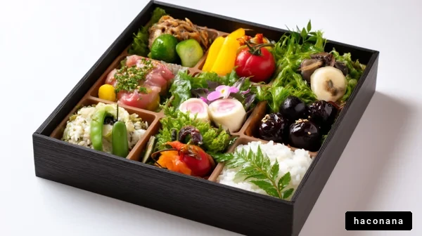 美しく盛り付けられた和食