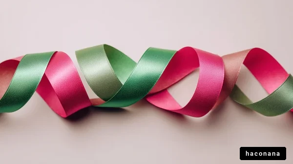 カラフルなリボン