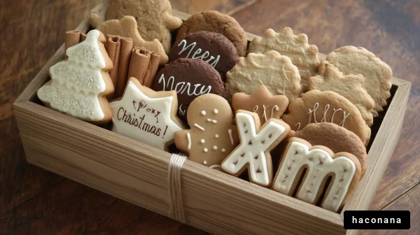 クリスマスクッキーの盛り合わせ