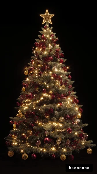 華やかなクリスマスツリー