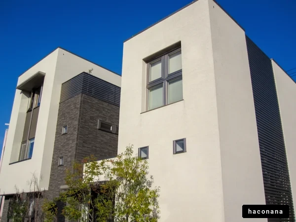 モダンな家の外観