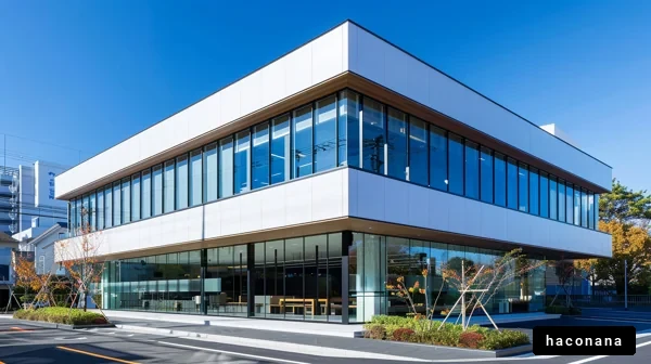 モダンなオフィスビルの外観