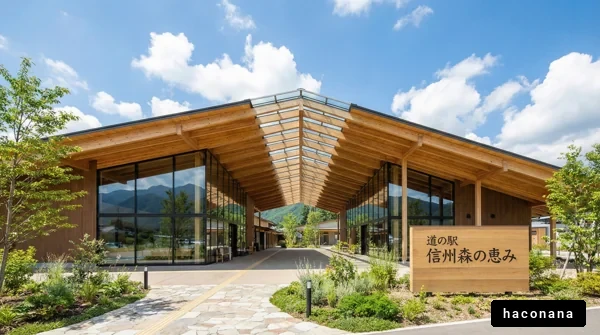 道の駅の現代的建築