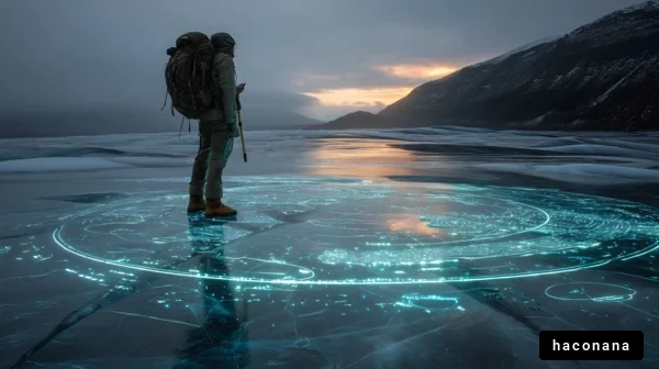 氷上の冒険者とデジタルマップ