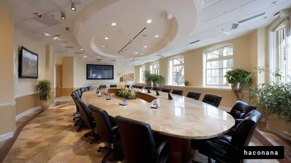 モダンな会議室の風景