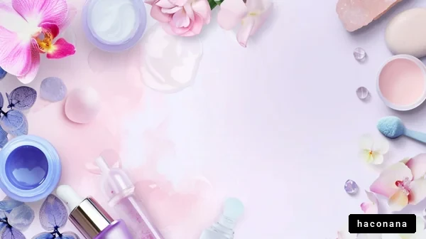 美しい化粧品のフレーム