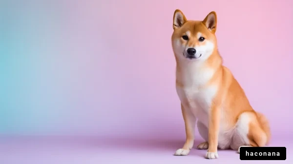 かわいい柴犬のポートレート