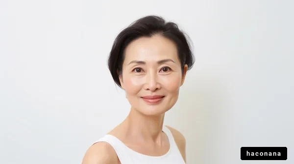 優雅な笑顔の女性