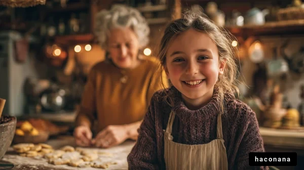 おばあちゃんとお菓子作り