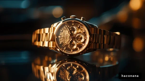 高級感あふれる腕時計