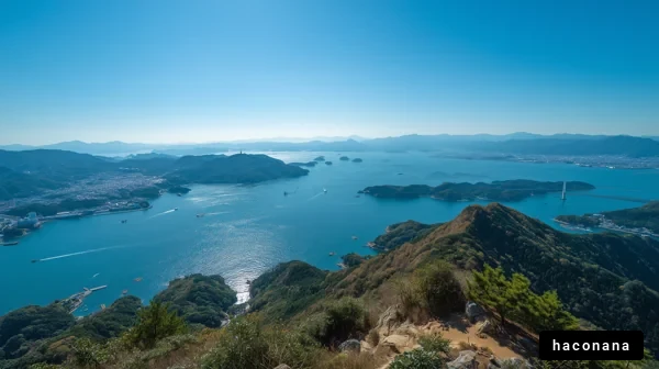 美しい海と島々の風景