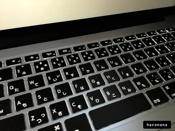 日本語のキーボードの画像