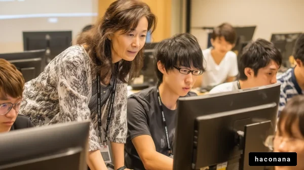 授業での指導風景