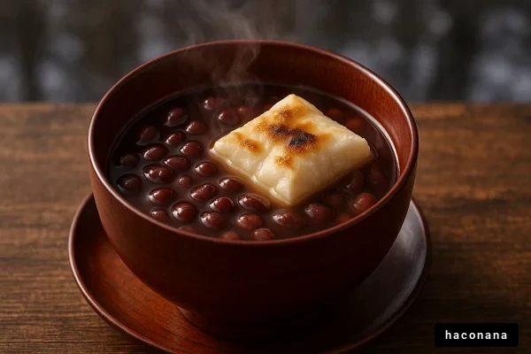 温かいぜんざい