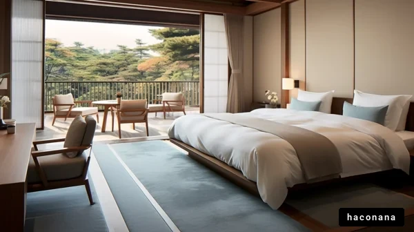 モダンな和風の客室