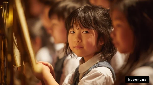 音楽を楽しむ子供たち