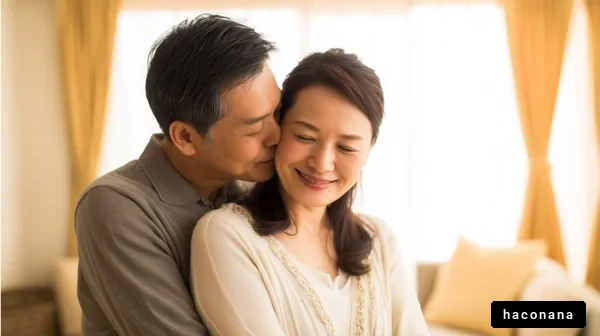 愛情あふれるカップル