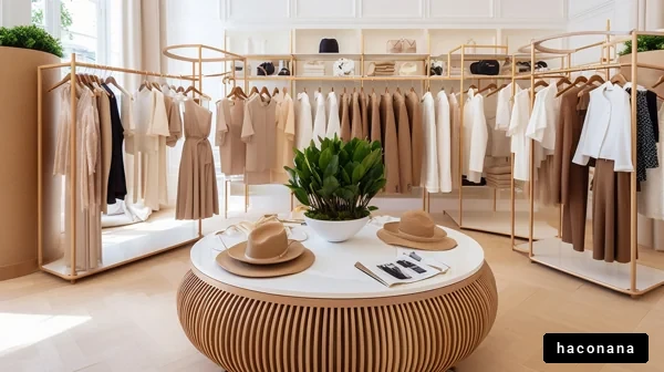 シンプルでおしゃれな服の店