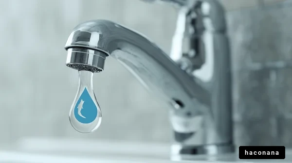 水道の蛇口と水滴