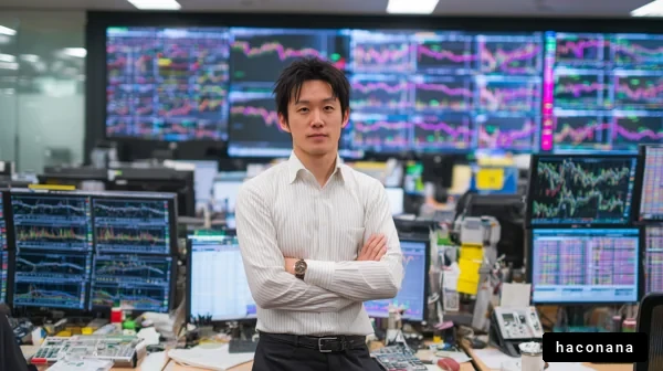 金融業界で働く男性