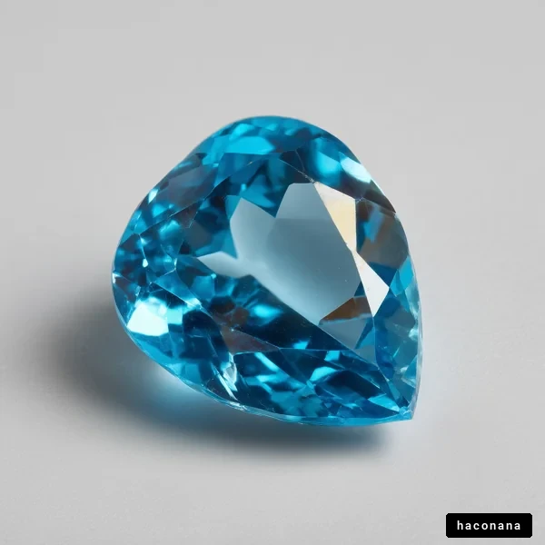 美しい水色の宝石