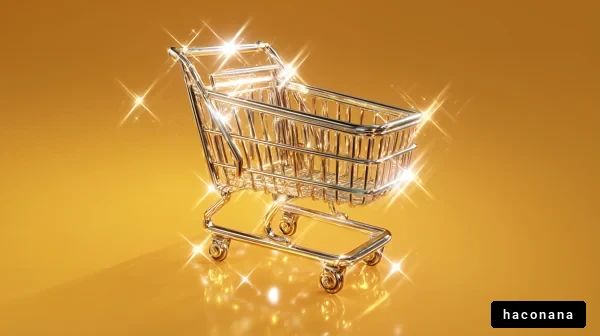 きらめくショッピングカート