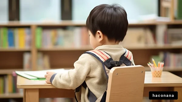 図書館で勉強する子ども