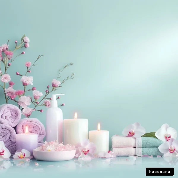 リラックスできるバスルームの風景