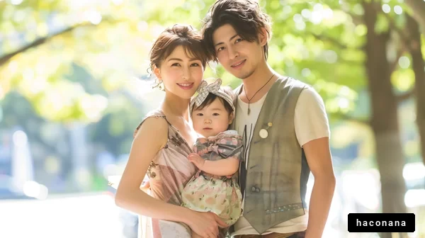 家族の幸せなひととき