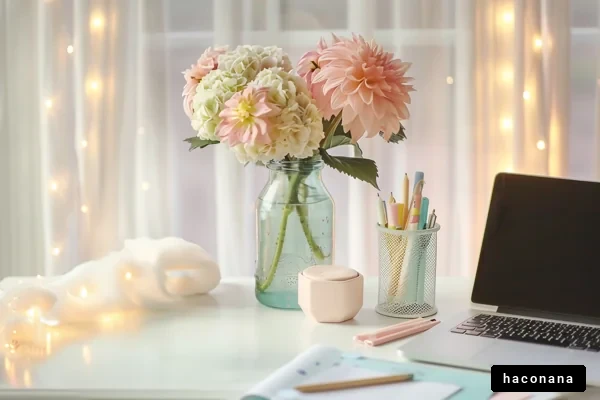 落ち着いたデスク環境