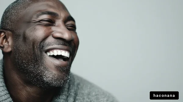 笑顔の男性のポートレート