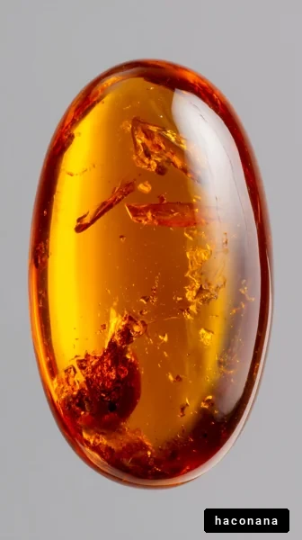 美しい琥珀の宝石