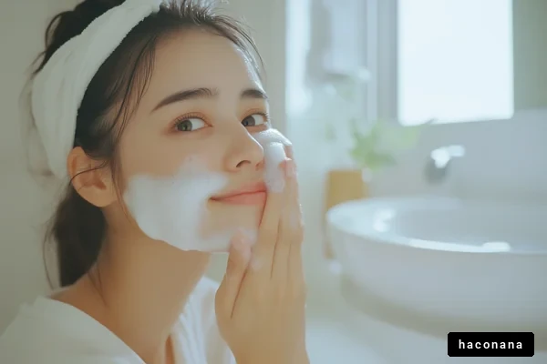 スキンケアで清潔感アップ