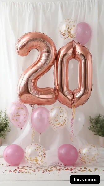 華やかな20歳のバースデー