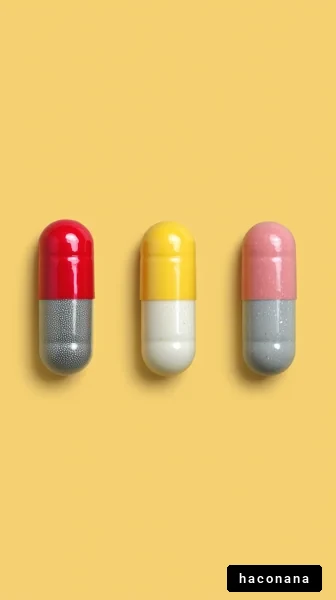 カラフルなカプセル