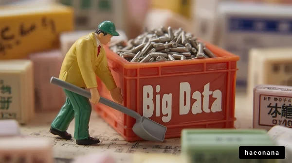 ビッグデータの掘削作業