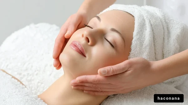 リラックスしたスパのひととき