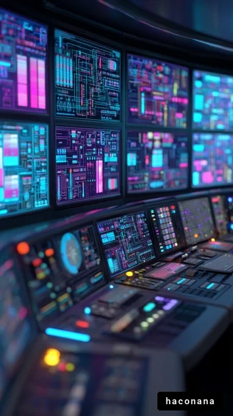 近未来の制御室