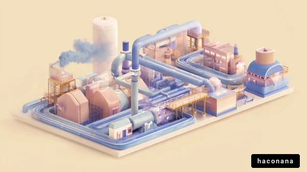 工業施設のイラスト