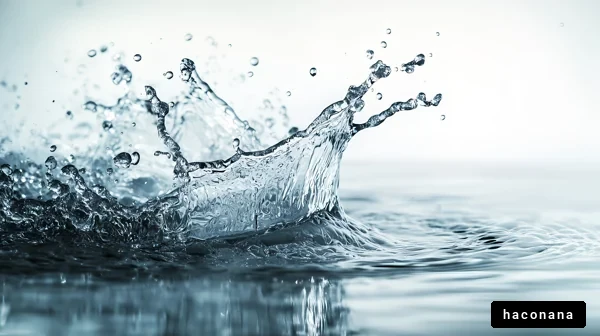 水しぶきの美しい瞬間