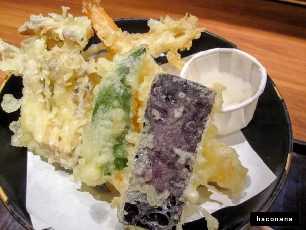 天ぷらと大根おろし