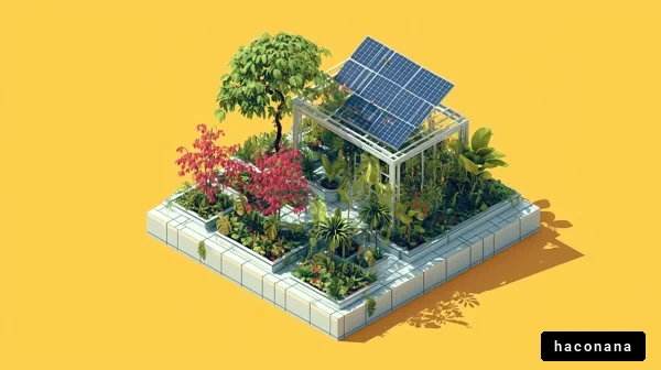 太陽光発電の温室