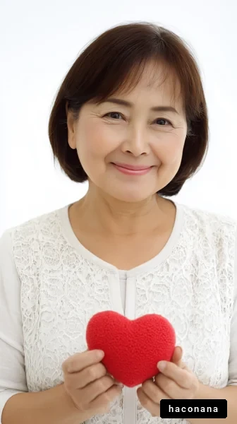 優しい笑顔の女性