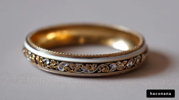 装飾的なリングの写真