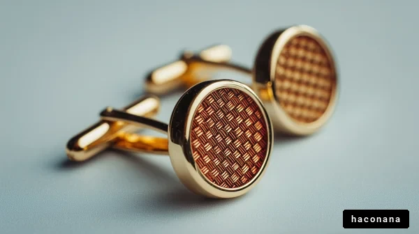 エレガントなカフリンクス