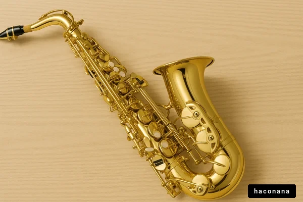 美しい金色のサックス