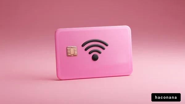 ピンクのモバイルデバイス