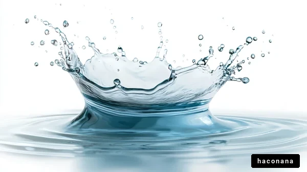 水しぶきの美しい瞬間