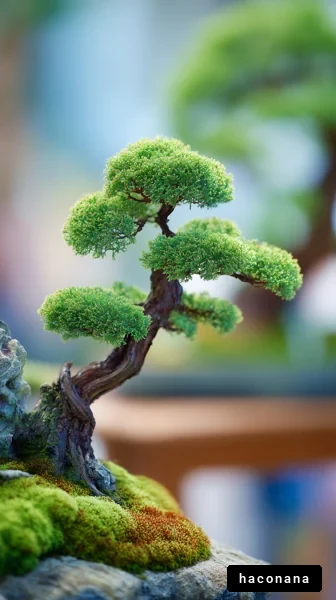 盆栽の美しい景観